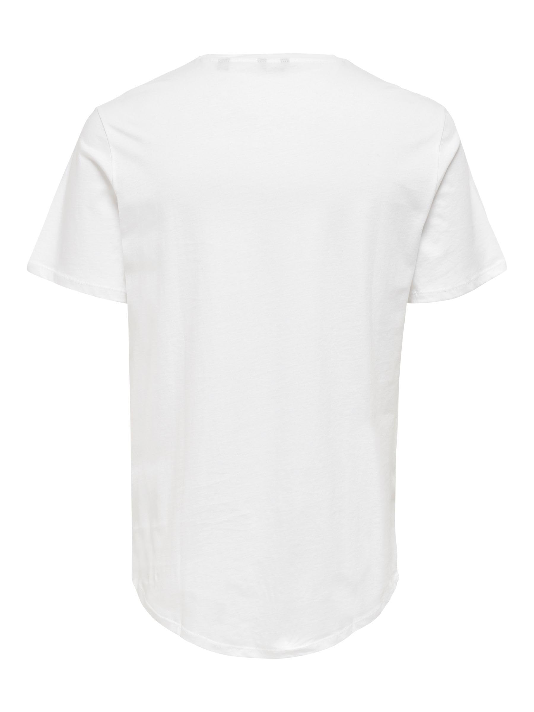 Only & Sons Koszulka Mężczyźni Onsmatt Longy Ss Tee Noos