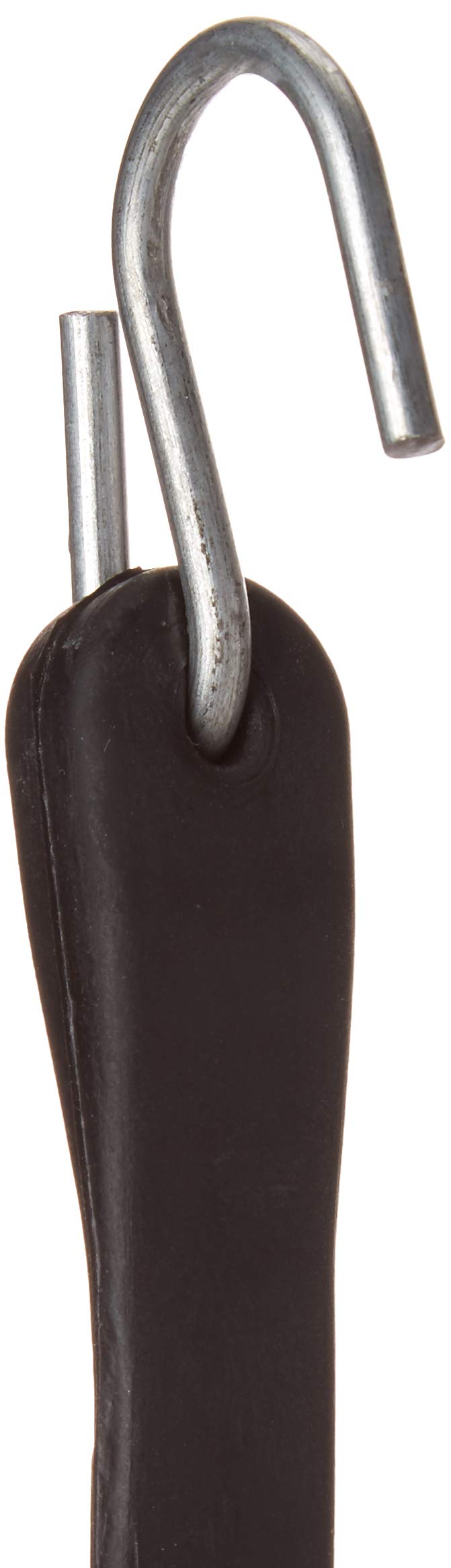 Cuerda elástica de goma de 15 pulgadas con ganchos, ganchos en forma de S, correas elásticas de caucho natural de alta resistencia, resistente a la intemperie