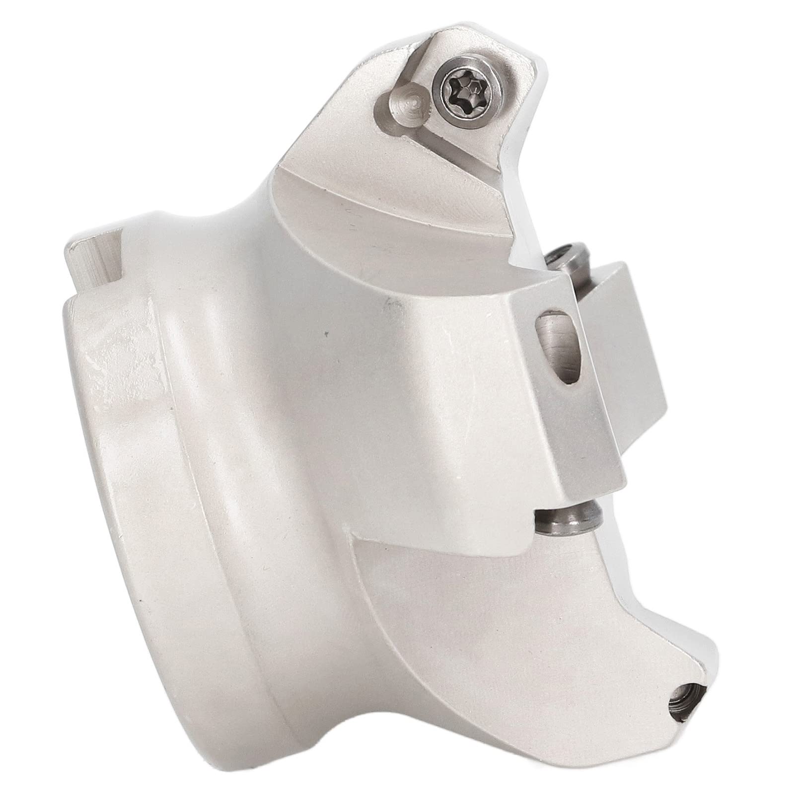 TGEC Lathe Face Mill, Durable 4 Flutes CNC Face Milling Cutter Better Effect 40Cr for Replacement