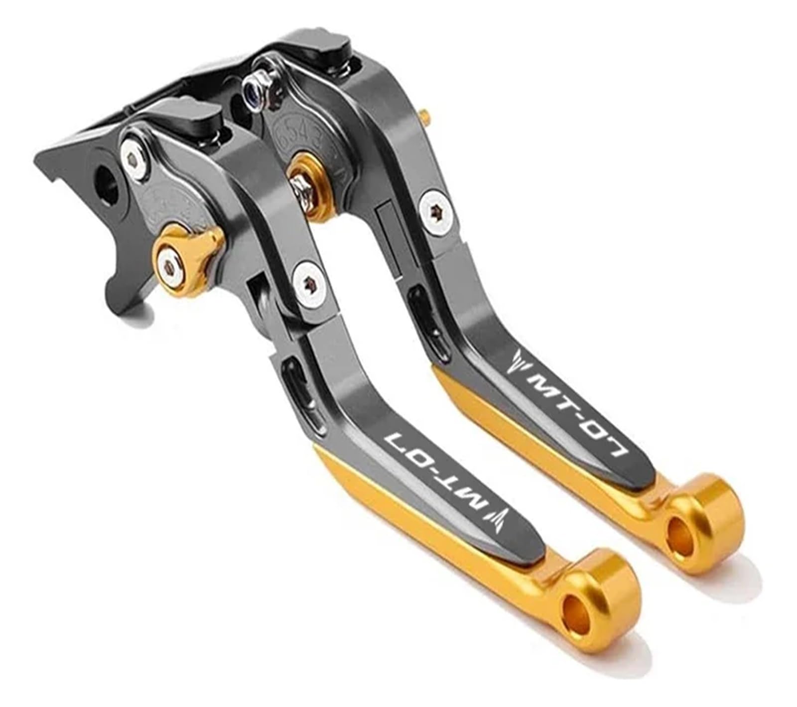 Ywqjiopm O Motorcycle Brake Clutch Lever For Mt-07 Fz-07 Mt 07 Fz07 Mt07 Fz 07 2014-2022 Motorcycle Adjustable Folding Extendable Brake Clutch Levers Handle
