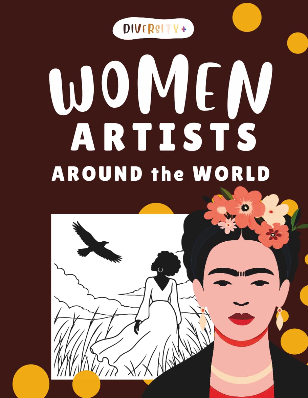 Diversity+ Women Artists Around the World - Multicultural Art History Coloring Book for Teens and Adults: Featuring Famous Female Artists, Educational ... Art History Around the World Series)