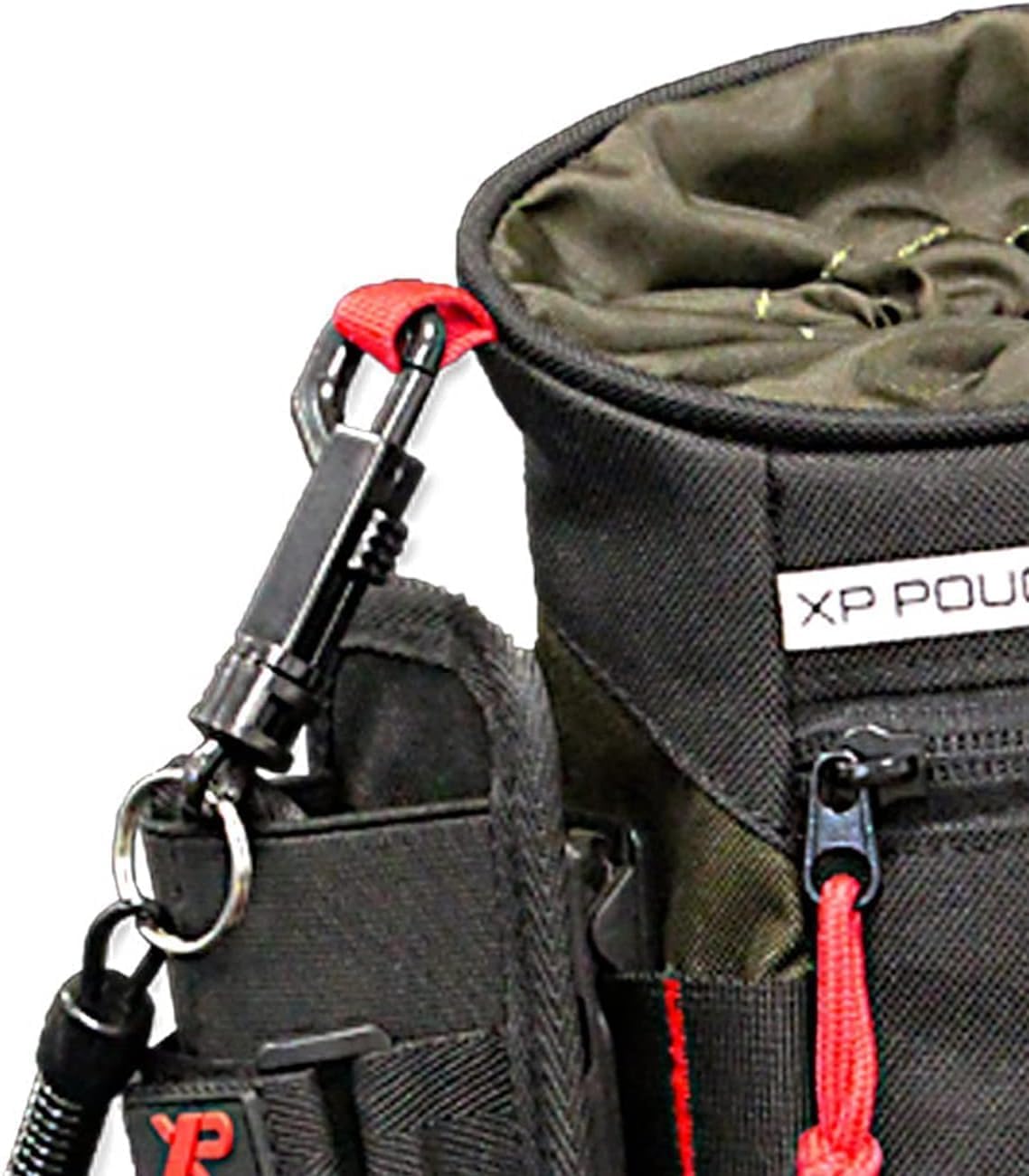 XP Metal Detectors Fundbeutel – mit einer großen zugänglichen Tasche und einer kleinen Reißverschlusstasche – Mehrere integrierte Molle-Befestigungssysteme (XPPOUCH)