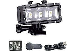 Suptig Dimmable Underwater LED Diving Camera Light