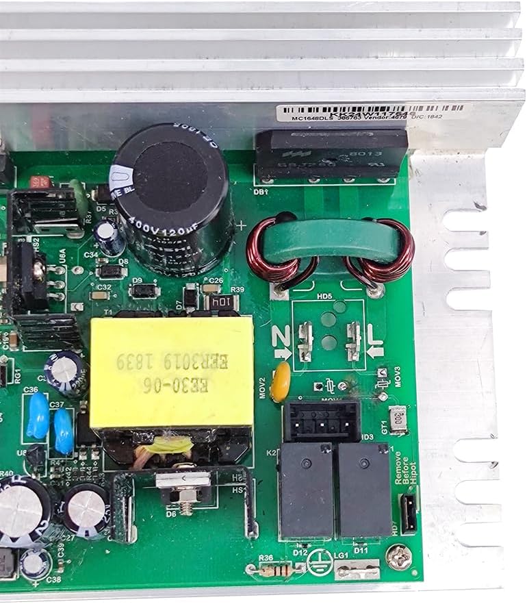 Treadmill Lower Motor Control Board for NordicTrack Proform Treadmill Motor Control MC1648DLS ZC0549 386763 399604 399609 399614 391855 386763