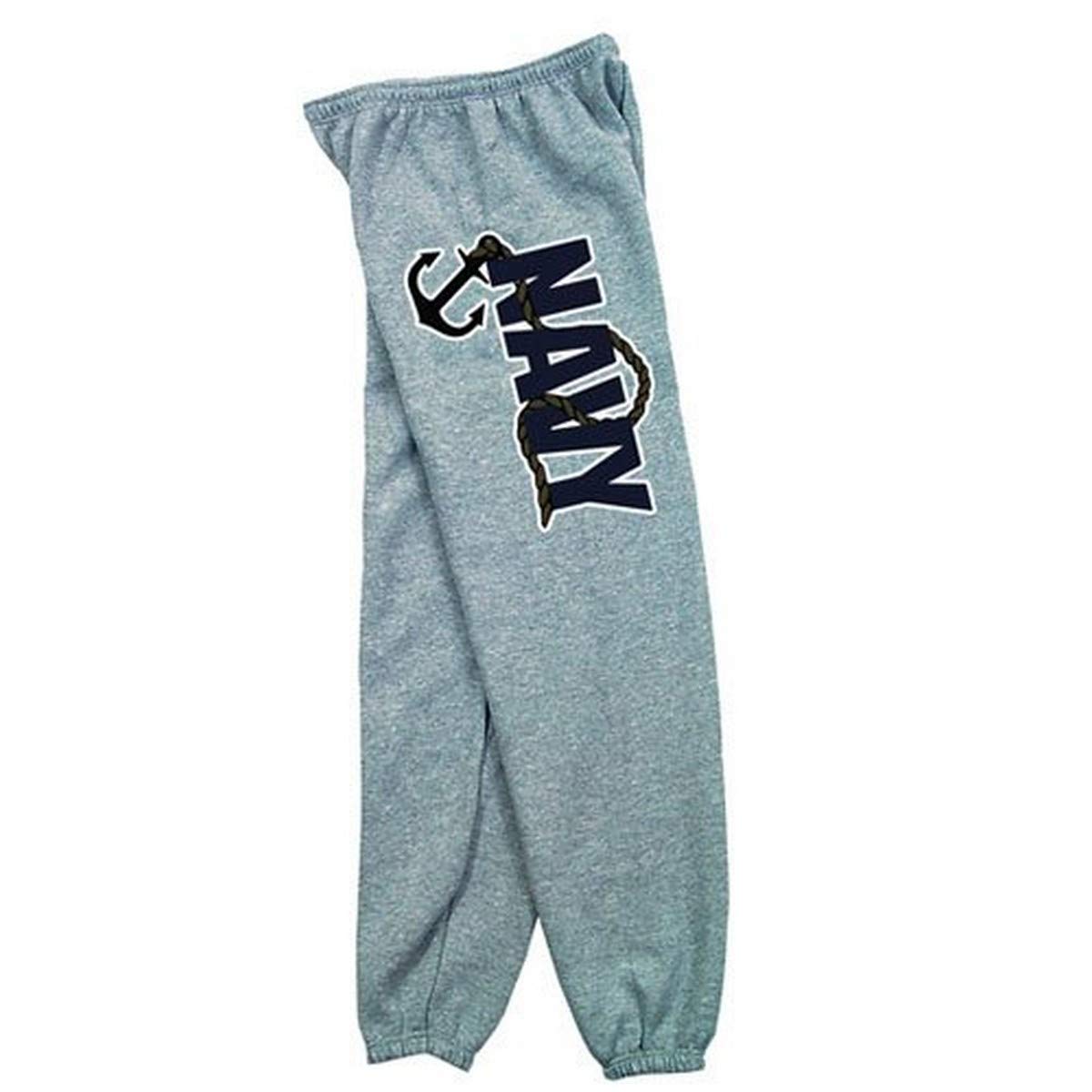 Fox Outdoor Products Navy Anchor Sweatpants, Grey, Large
