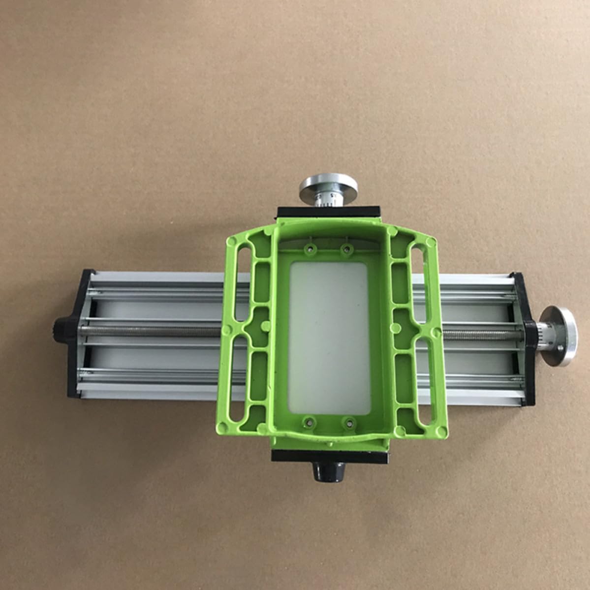 HEMOTON Mini Tornillo Banco para Fresadora Aluminio Resistente Mesa de Trabajo Ajustable Xy Compatible con Taladros de Banco Accesorios para Taller y Fresado