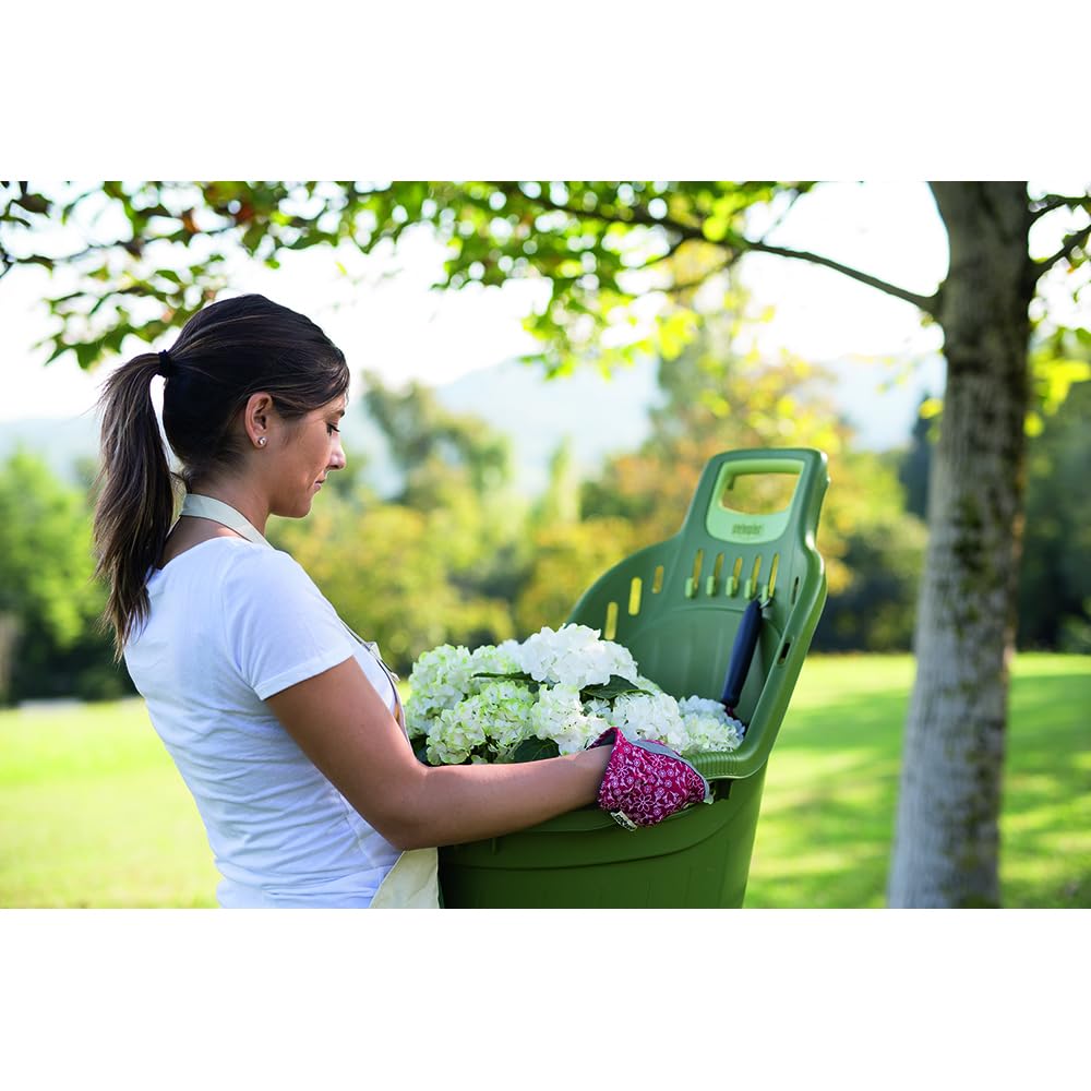 CARRIOLA HELPY CART GRIGIO CON RUOTE 59,5X53 H88,5 ROBUSTA INDISPENSABILE