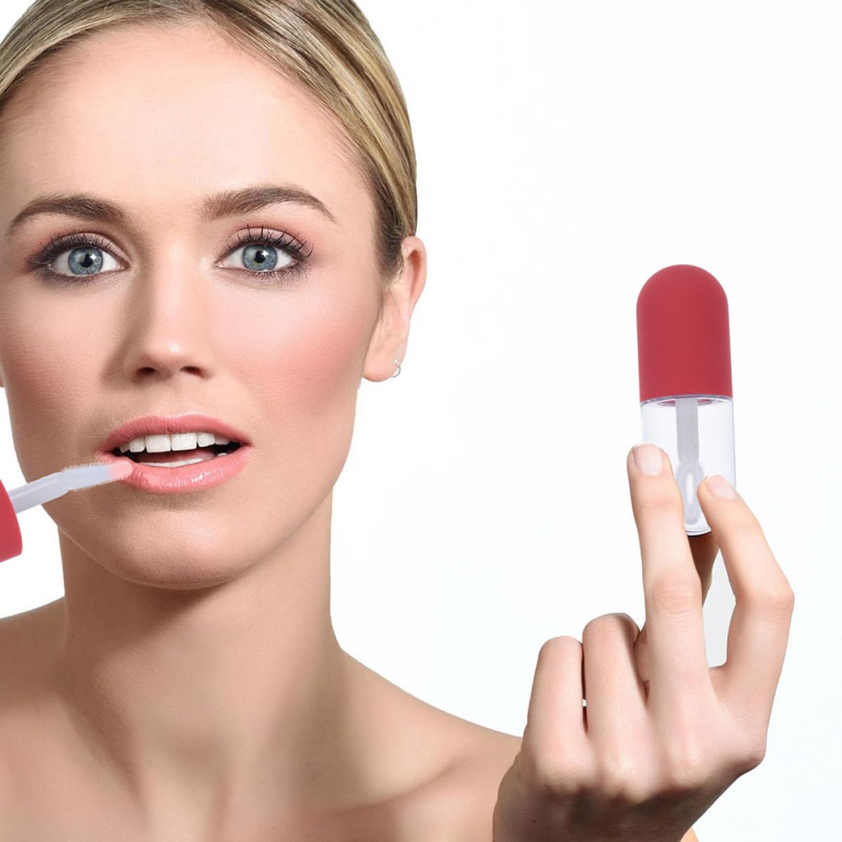 Tubos Rellenables de Brillo de Labios de 4,5ml de Plástico 20 que Aman la Belleza para Principiantes y Amigas Femeninas