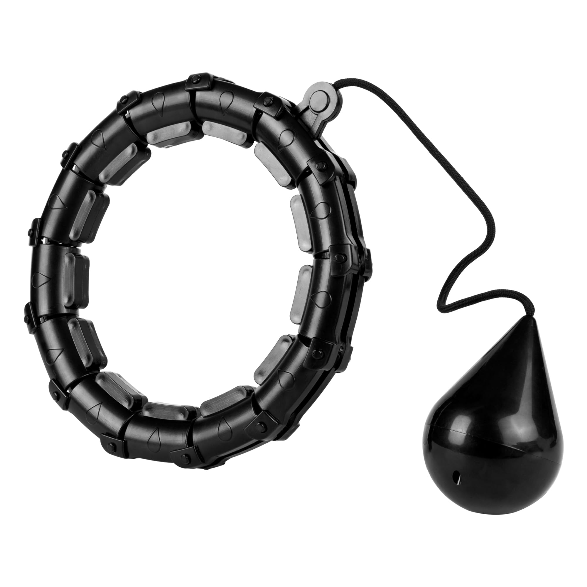 Albert Austin Adjustable Smart Hula Hoop Detachable Ring with Auto Spinning Ball Weighted Hula Hoop for Adults Kids 13 Knots Easy to Assemble Gymnastics Abdominal Exercise Hoop Weight Loss