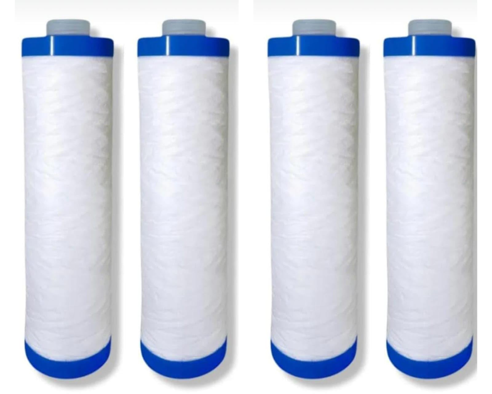 AQUANERO+ Pre Filter for Water Purifier, 9 inch PP Yarn Wound Filter (120 Grams) Threaded Candle Cartridge Pack of 4 pc AQUAFRESH_04-image-33