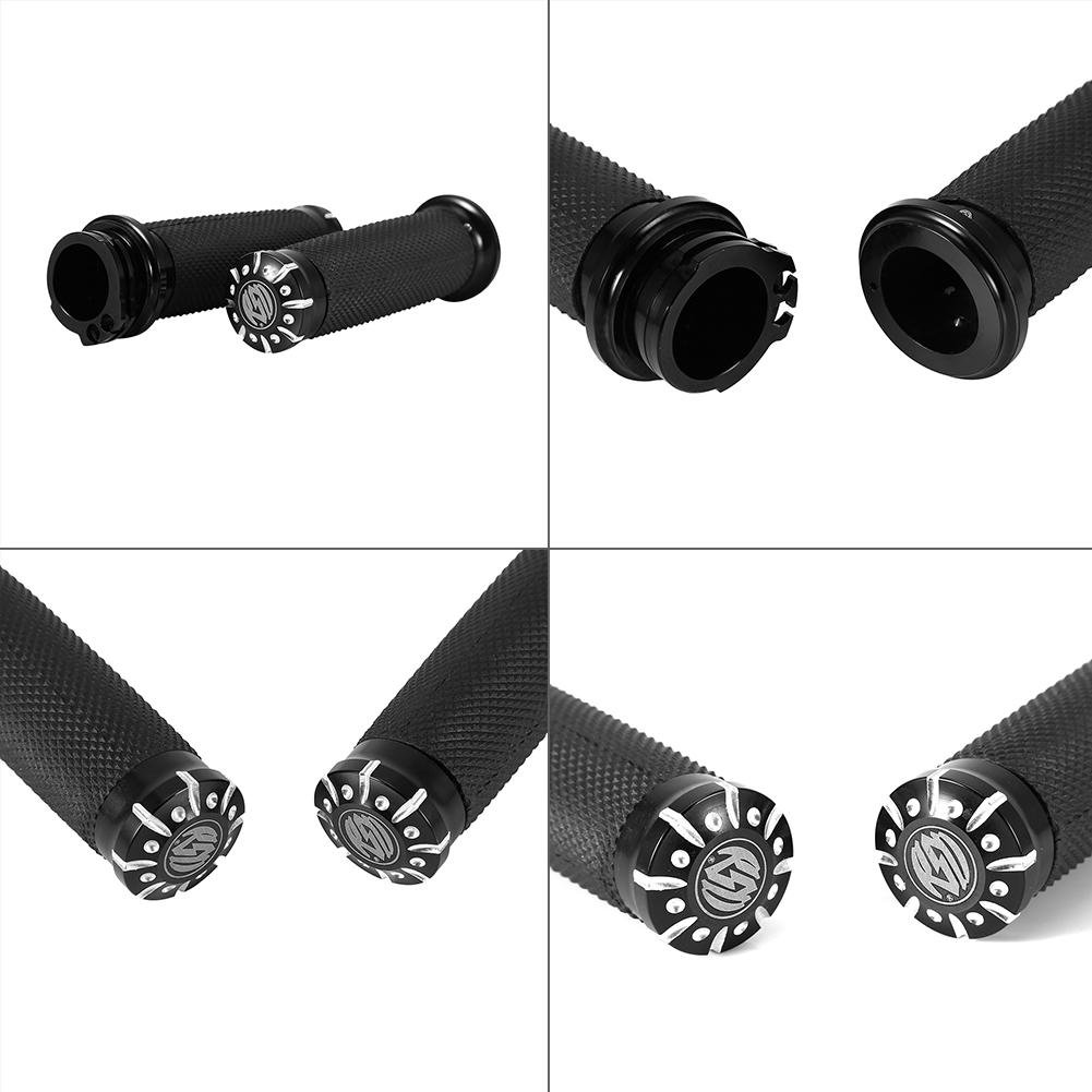 Moto Manubrio, 1 Pz 7/8 "25mm Universale Antiscivolo Moto Manubrio Manopole End Thruster Grip per Dirt Bike Dirt Bike Motocross