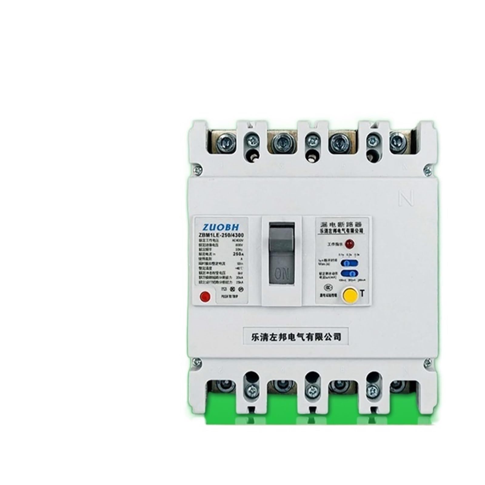 QRUYHBAJU Leakage Protector CM1LE RMM1LE-125A630A250A400A air Switch Leakage Protection Circuit Breaker(4P/800A)