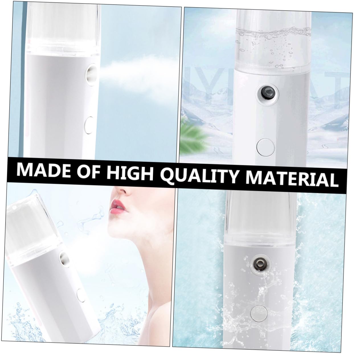 Beatifufu Facial Mister 40ml Big Tank Nano Sprayer Charge Comfortable Skin Moistener