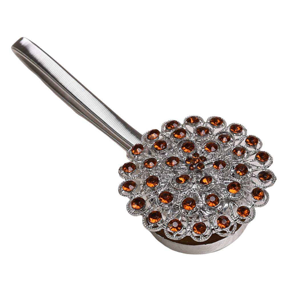 Lot de 10 embrasses de rideaux magnétiques en diamant pour décoration de maison, bureau, café, 30 cm