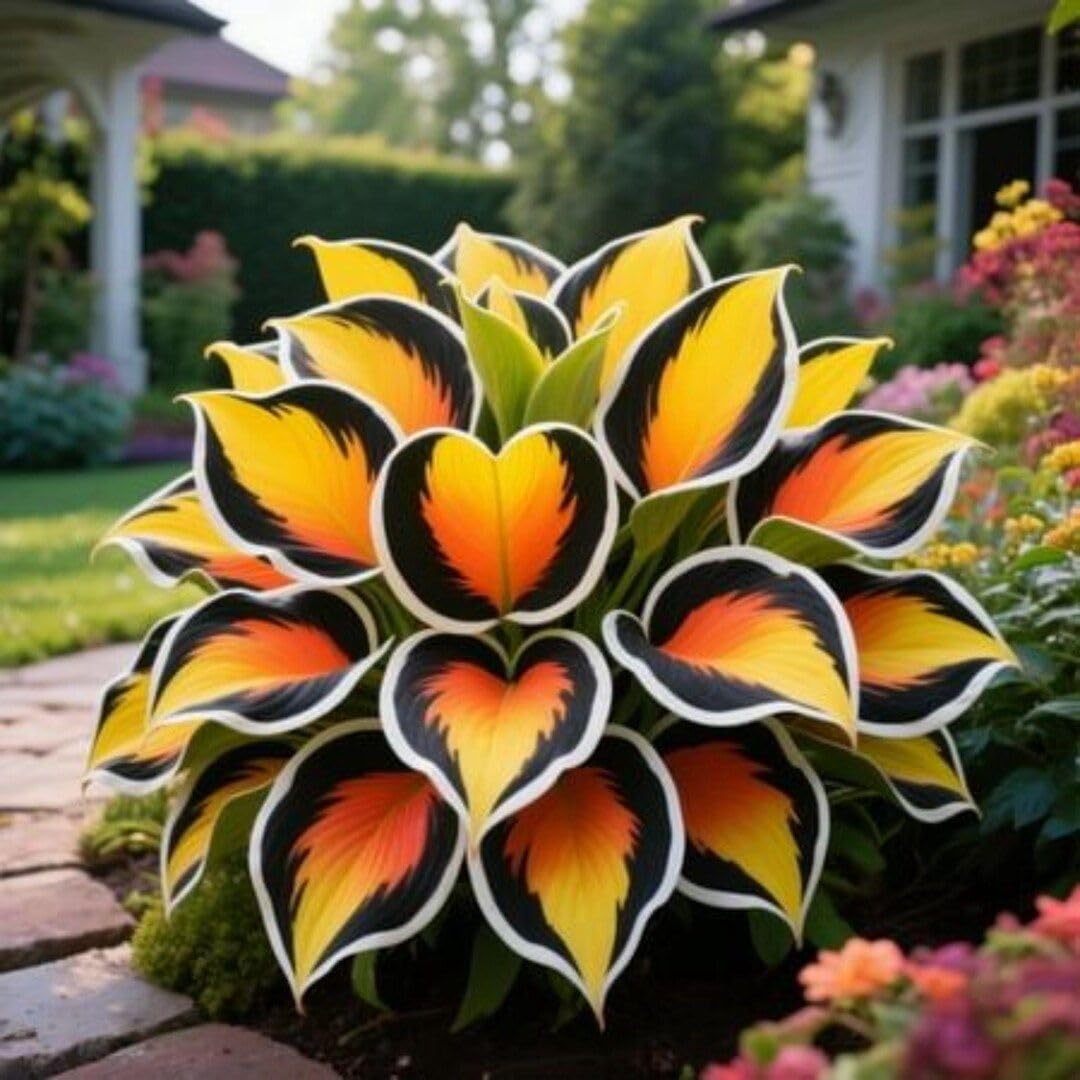 Mix Hosta Bulbs UK, Hostas Rhizome for Planting, Hardy Perennial, Excellent Display, Natural Organic-8 Bulbs-J โ image 1