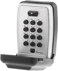 Cofre para chaves Master Lock 5423D, montagem em parede, preta