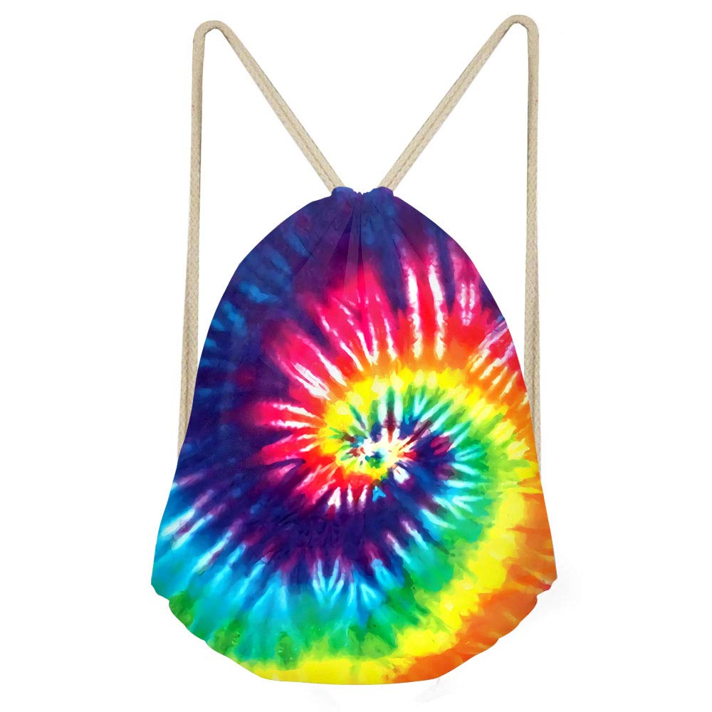 Cartoon Animal Cute Drawstring Bag Fordable String Shoulder Backpack