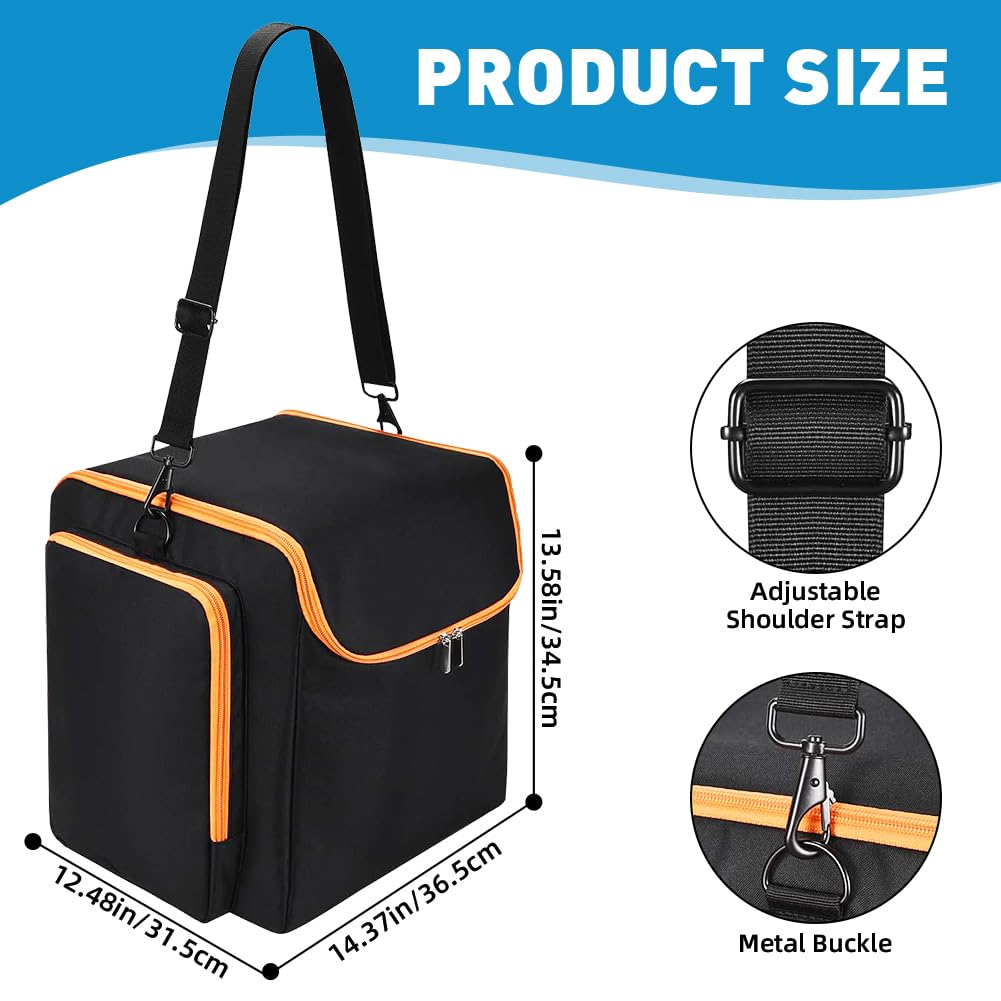 Le Sac de Transport pour Enceinte JBL PartyBox Encore Essential, Sac de Rangement avec bandoulière pour Accessoires de Microphone, Housse de Protection de Voyage