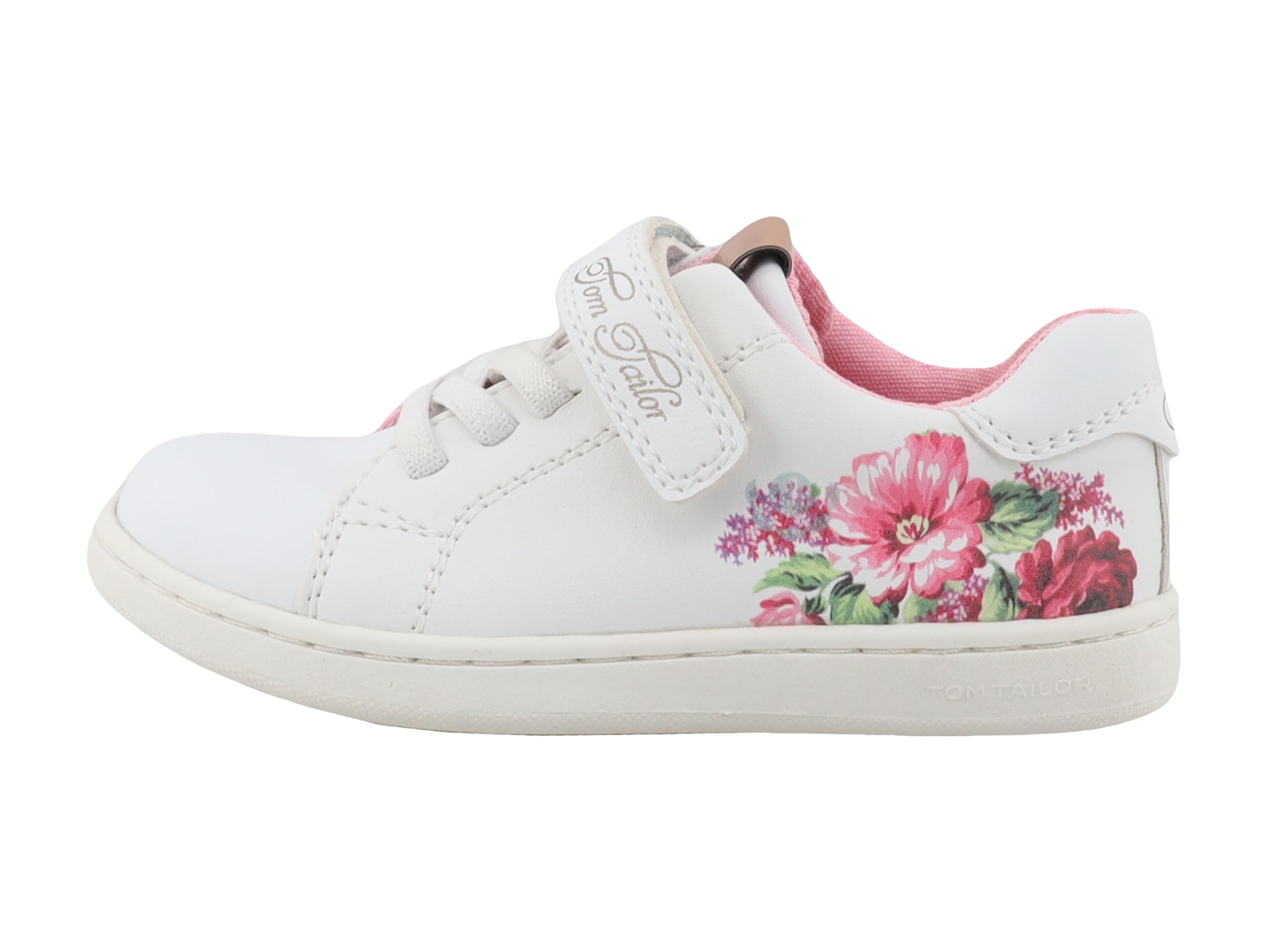 Tom Tailor Kids Girl's 5370270015 Sneaker, White, 2 UK