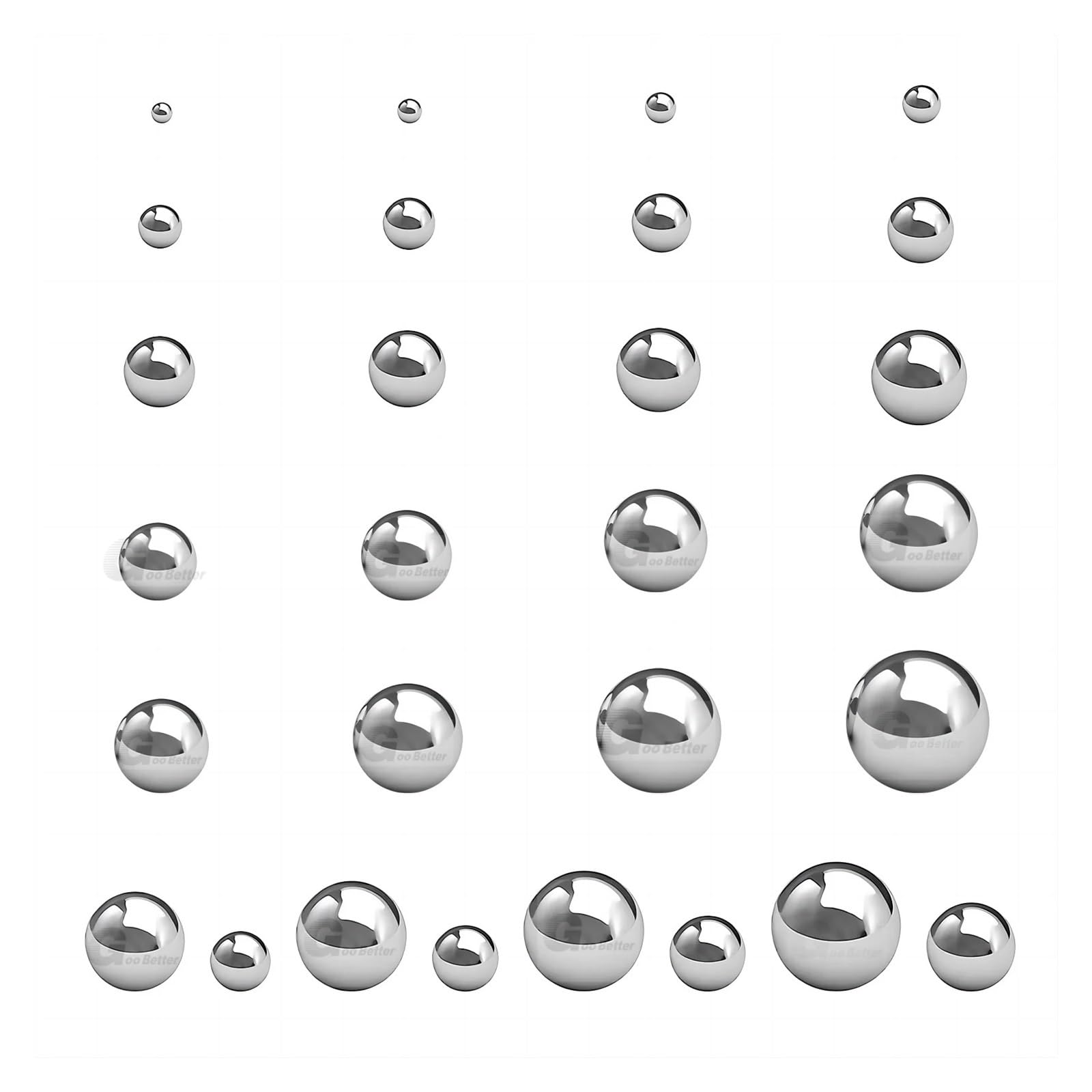 304 Stainless Steel Ball Diameter 0.4 mm 0.5 mm 1 mm - 10 mm high Precision Bearing Ball Small Smooth Solid Ball(5.5mm)