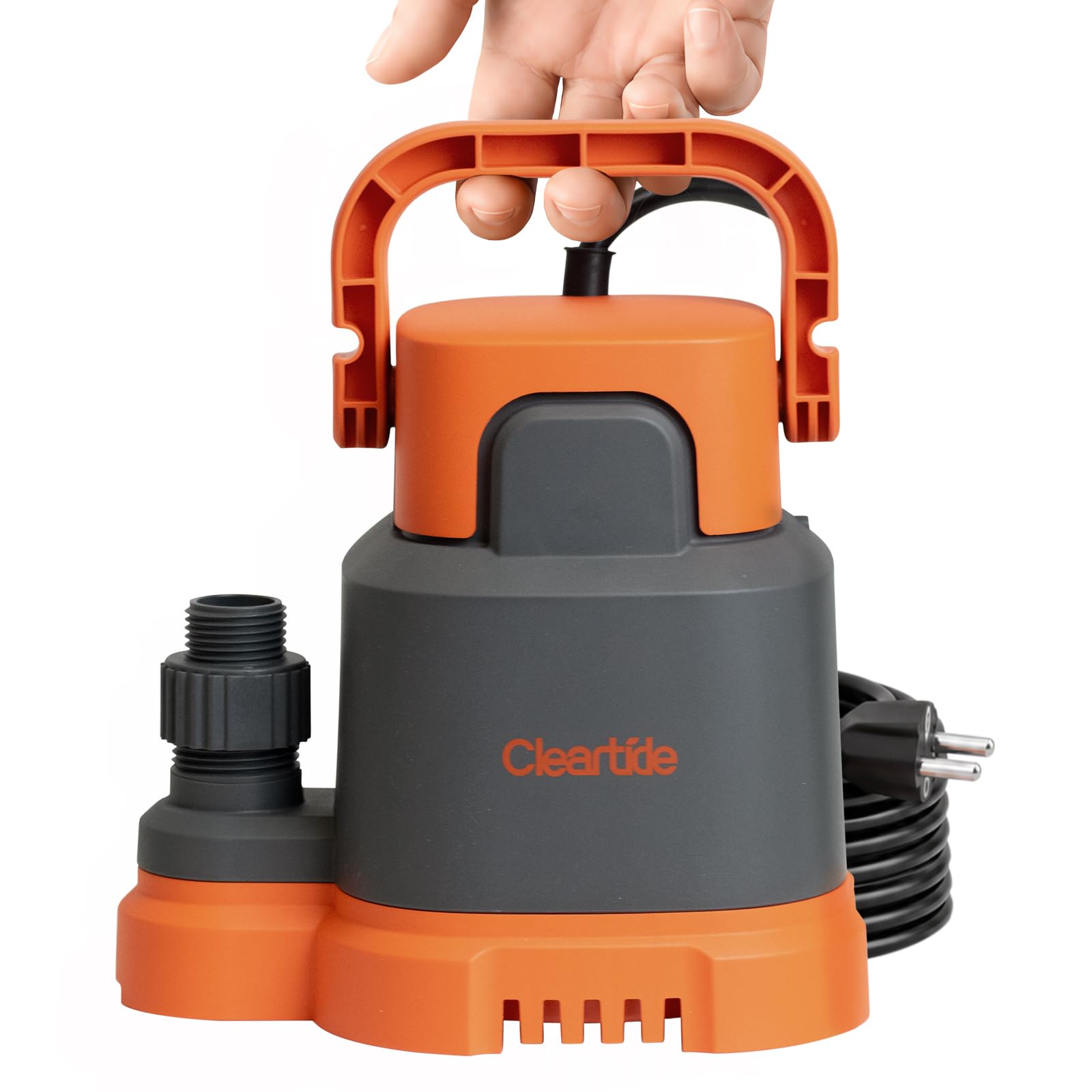 Submersible Utility Water Pump, 2400 GPH Portable Sump Pump with Copper Motor, Plug and Work for Pond, Garden Watering, Pool Transfer, Hot Tub Emptying