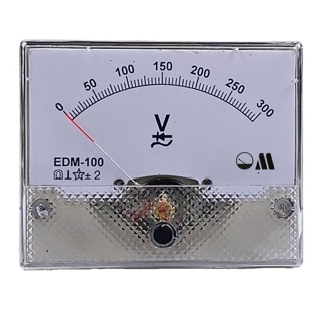 Om Meters EDM-100 Rectangular Moving Coil Analog Panel Meter 300V AC Voltmeter (100mm*80mm) Flush type (B0B3VPFQ4C) Amazon Price History, Amazon Price Tracker