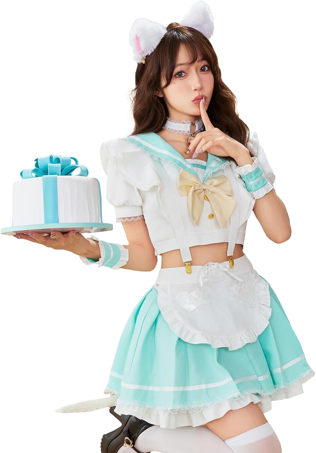 Malymoon リボンキャットコスプレ Amazon.co.jp: [Malymoon] 猫耳 メイド ネコ耳 キャット ネコ 猫