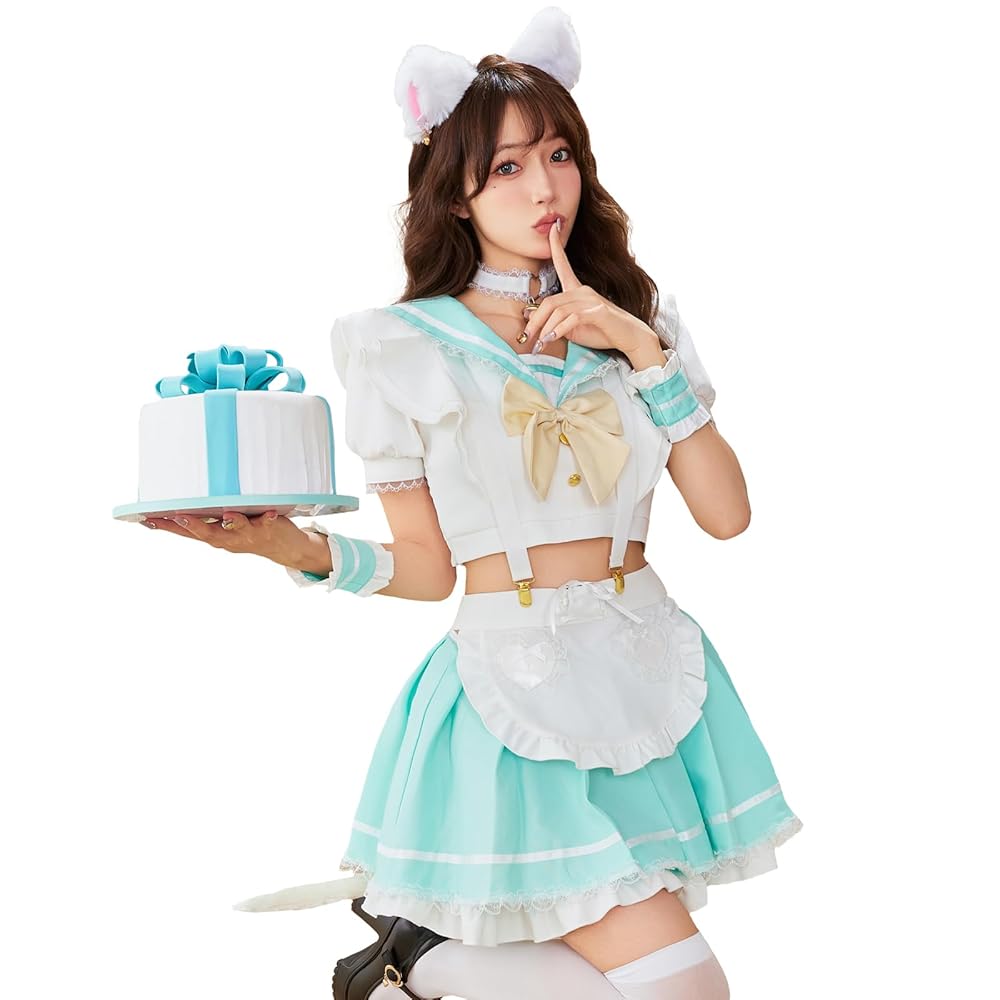 Malymoon エアリーキャットセパレートメイド 水色 猫メイド メイド服 マリームーン エアリーキャットセパレートメイド - メルカリ