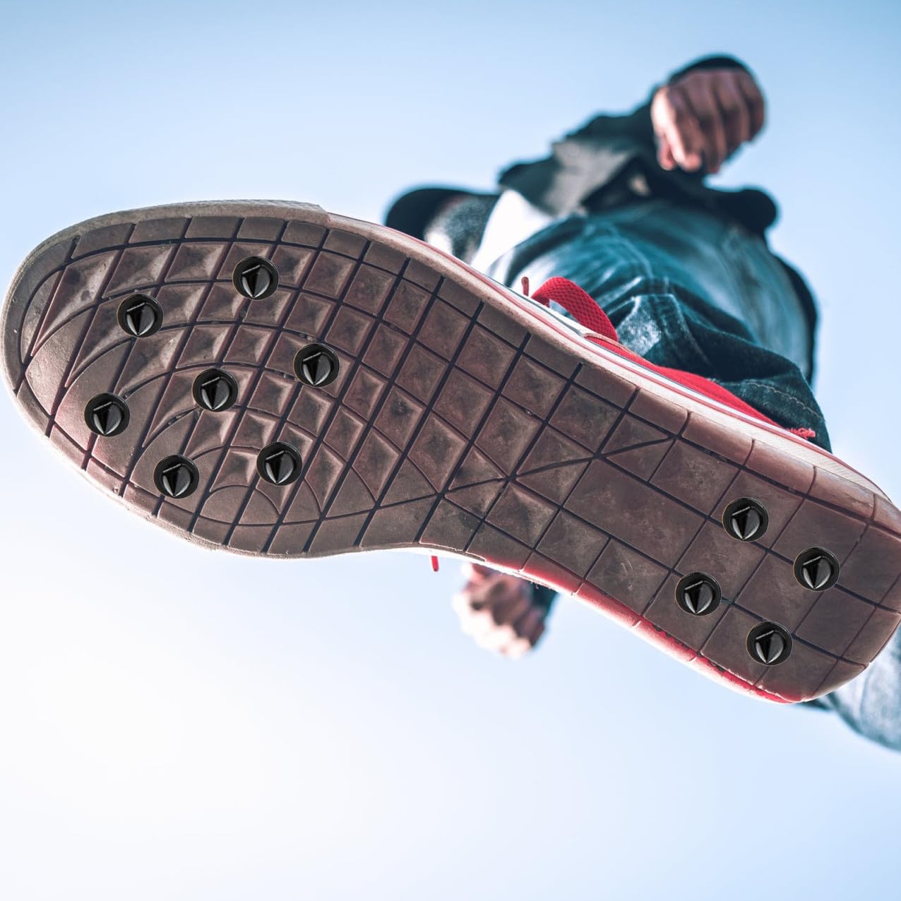 INOOMP 5sets Chiodi Per Scarpe Da Corsa Chiodi Carbonio Per Scarpe Antiscivolo Con Attrezzo Per Installazione Per Atletica e Sport All Aperto