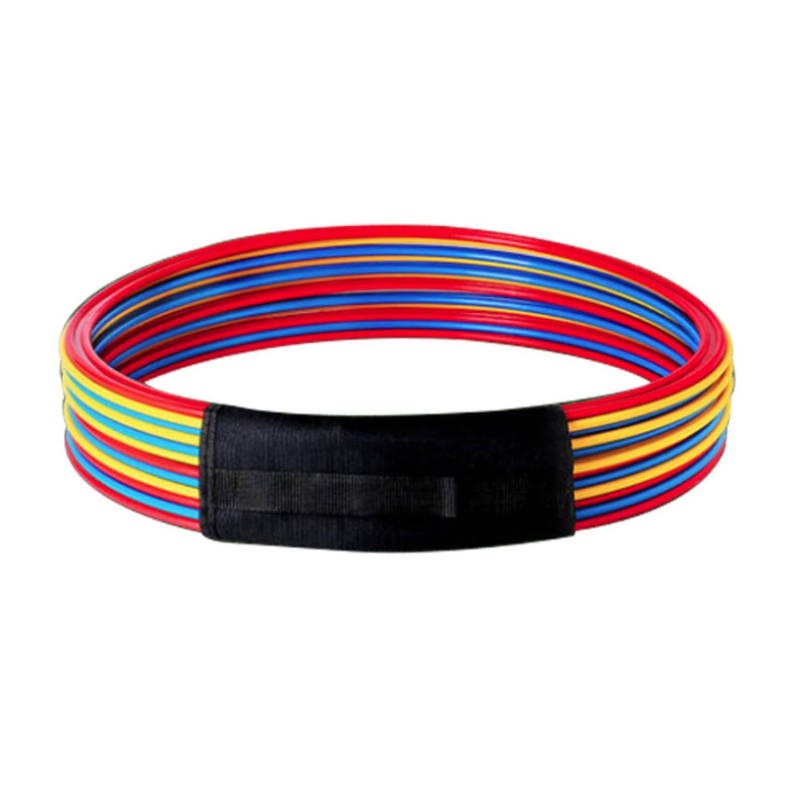 Cerchio Agility Multicolore Cerchio Plastica Flessibile Liscio Anello Training per Fitness