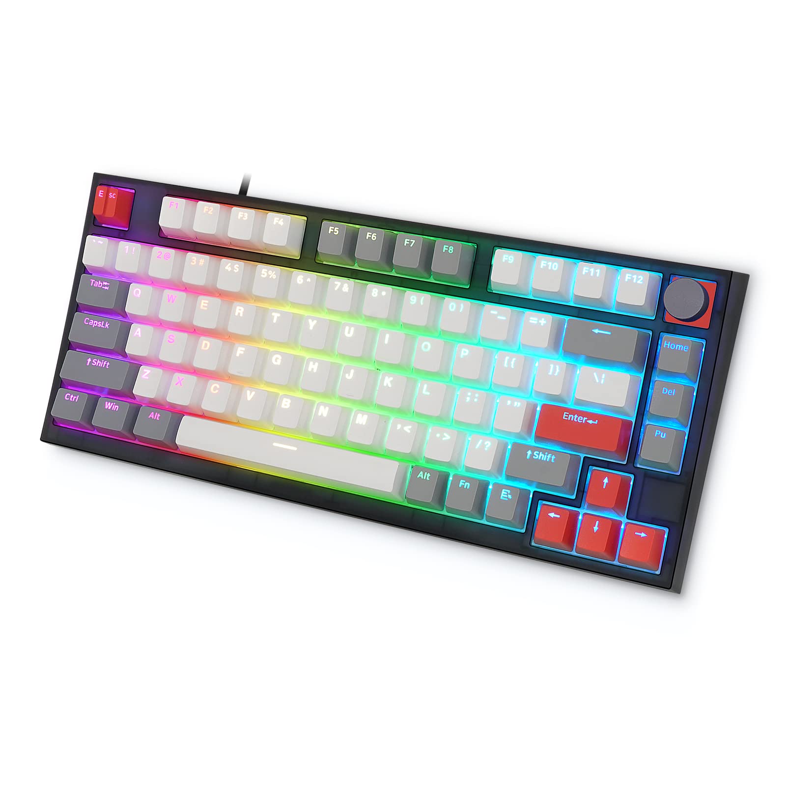 Buy SKYLOONG GK75 Keyboard Liteket Structure RGB Wired Hot Swappable Optical Switch PBT Keycap