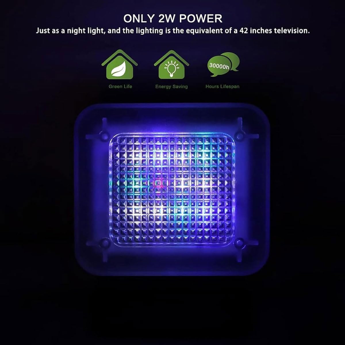 Simulateur de télévision LED pour la maison - Équipement anti-effraction - Faux simulateur TV avec capteur de lumière, allumage automatique de nuit - Kit de protection pour la maison et les objets de
