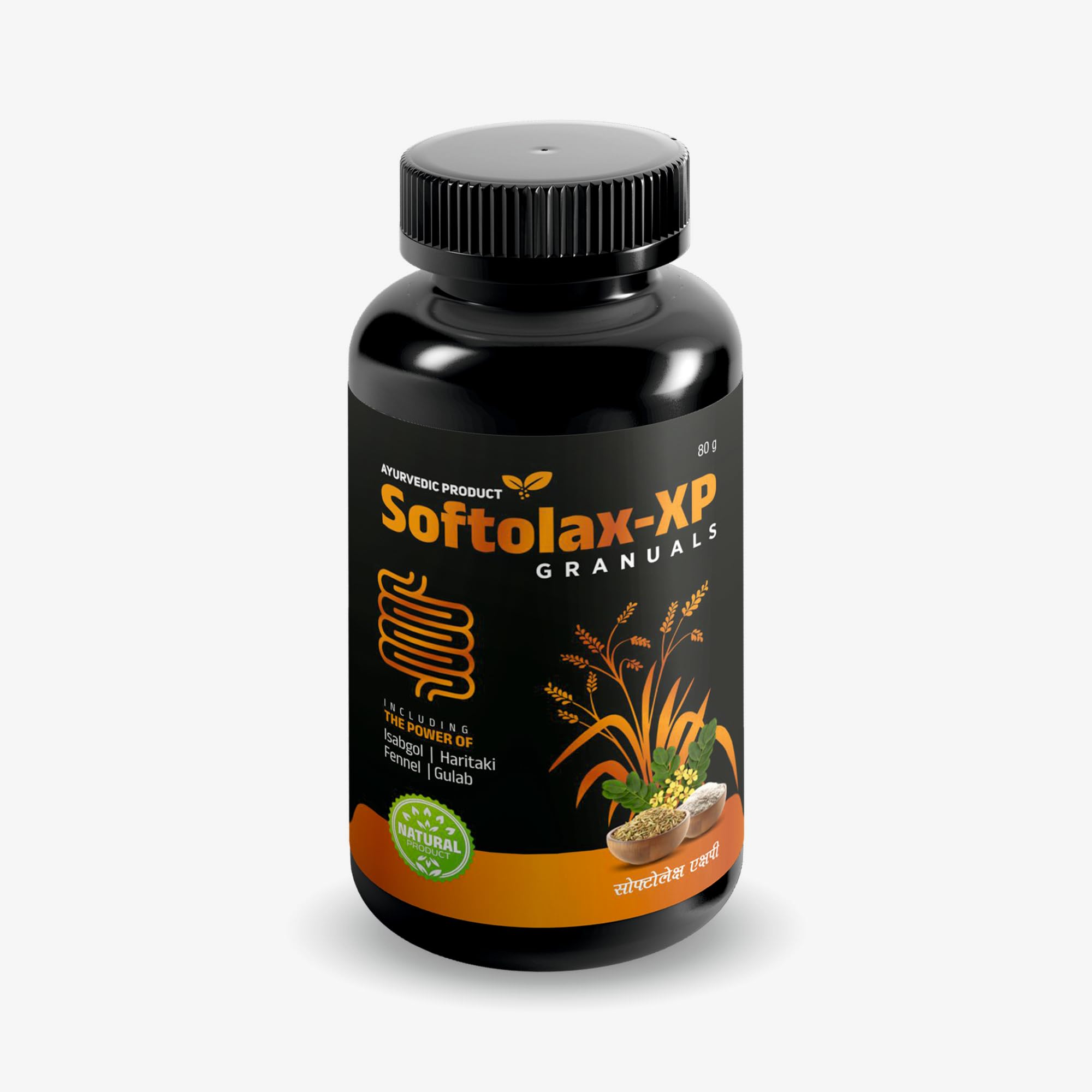 Softolax-Xp Granuals which helps in Improves digestive function and also helpful for habitual constipation | (80g)