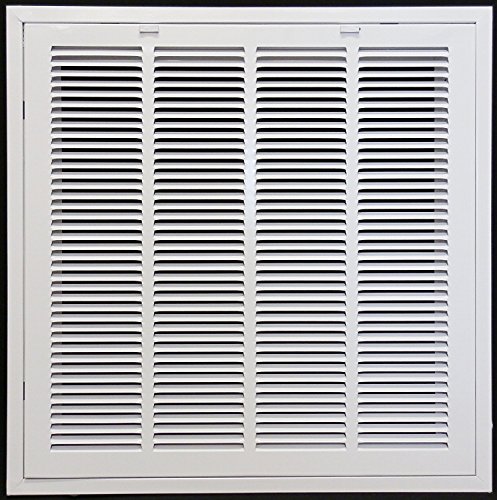 24 x 24 RETURN FILTER GRILLE for Drop Ceiling - Uses 20 x 20 Filter - Easy Access Door & Latch To Filter