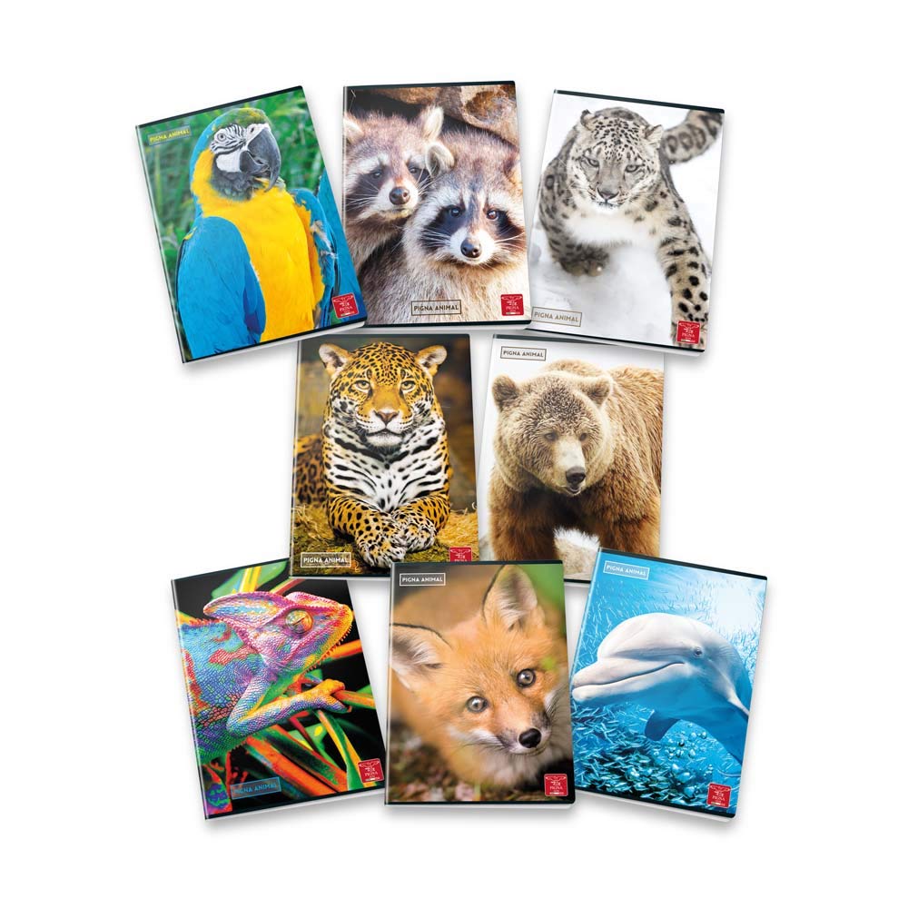 Pigna Maxi Animal 42FF/SH 80GR Squares 1a 2a 3rd Element. C/MARGIN