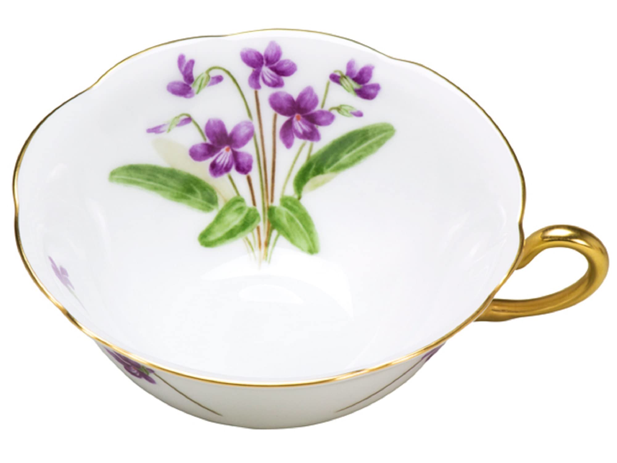 Amazon | 大倉陶園 ＜直営店限定＞ 花菫シリーズ 第6回「スミレ