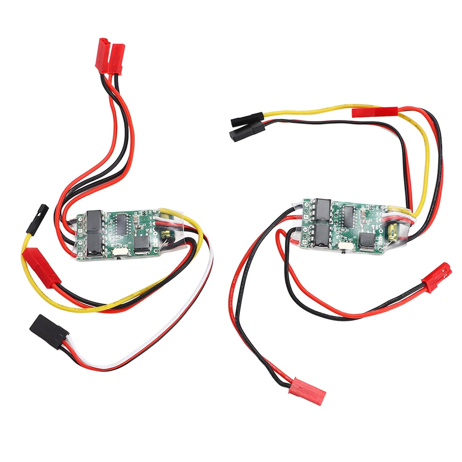 RC Brushed ESC, 2pcs 6V14V Two Way Bidirectional Brushed ESC 2S3S Lipo RC Brushed