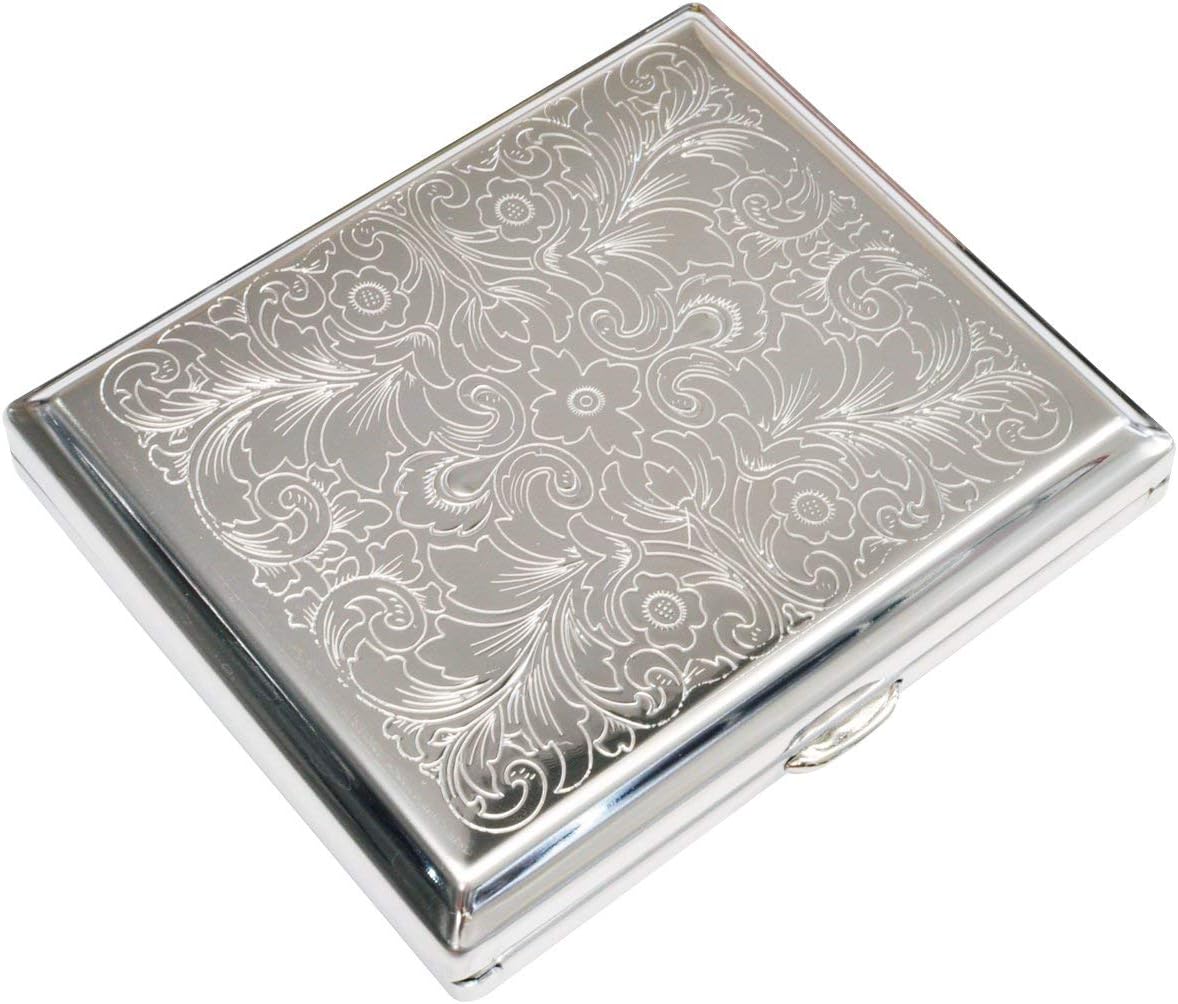 銀製 シルバー SILVER950 総柄 オランダ彫 シガレットケース 煙草