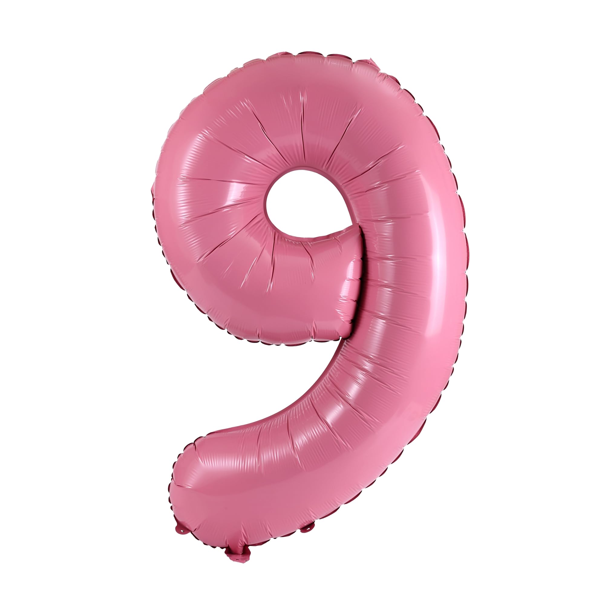 YPSelected 32 Inch Large Foil Helium Number Balloon Birthday Wedding Party 0-9 (Baby Pink, 9)