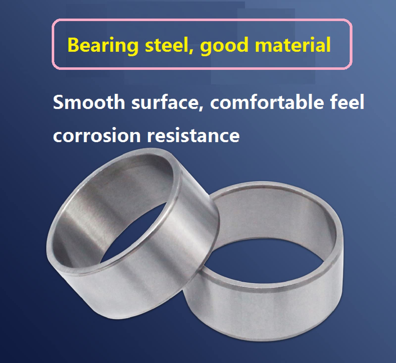 Manicotto dell'albero, diametro interno 70/75/80/85/90 mm, diametro esterno 95/100/105 mm, boccola in acciaio per cuscinetti, bussola di posizionamento, 1 pz,70mm*80mm*25mm*1 pz