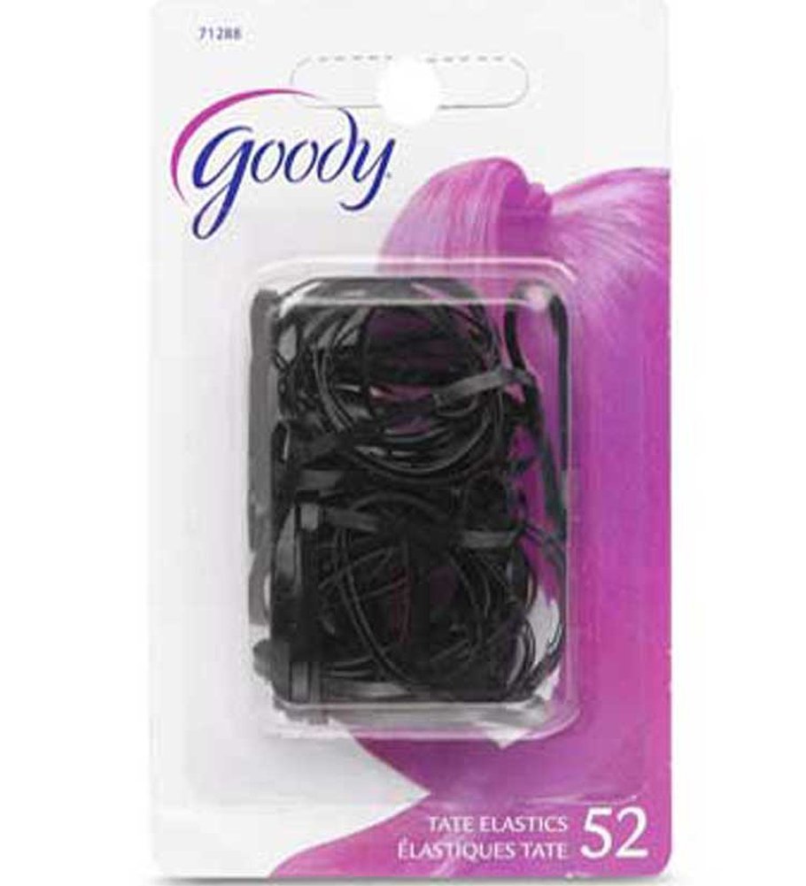 Photo 1 of Goody Women's Ouchless Polyband Elastics, Black, 52 Count