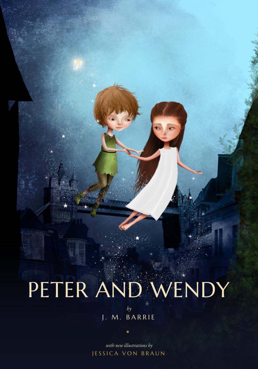 Peter and Wendy: The Original Story of Peter Pan, Newly Illustrated (The Lantern Library)
