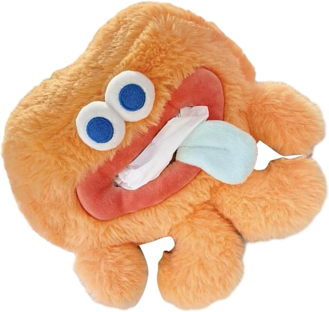 Car Tissue Holder Cute Plush Tissue Box, Seatback Box, Car Decoration Cartoon for Home Cover for Cartoon