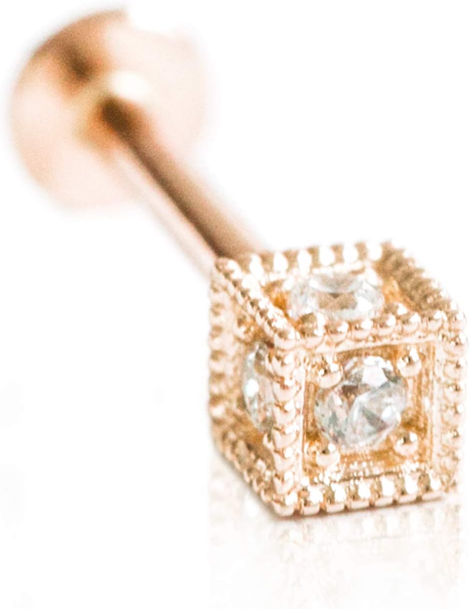 ループイヤリング♡人気【ブルーム】K10 パール イヤリング☆アガット