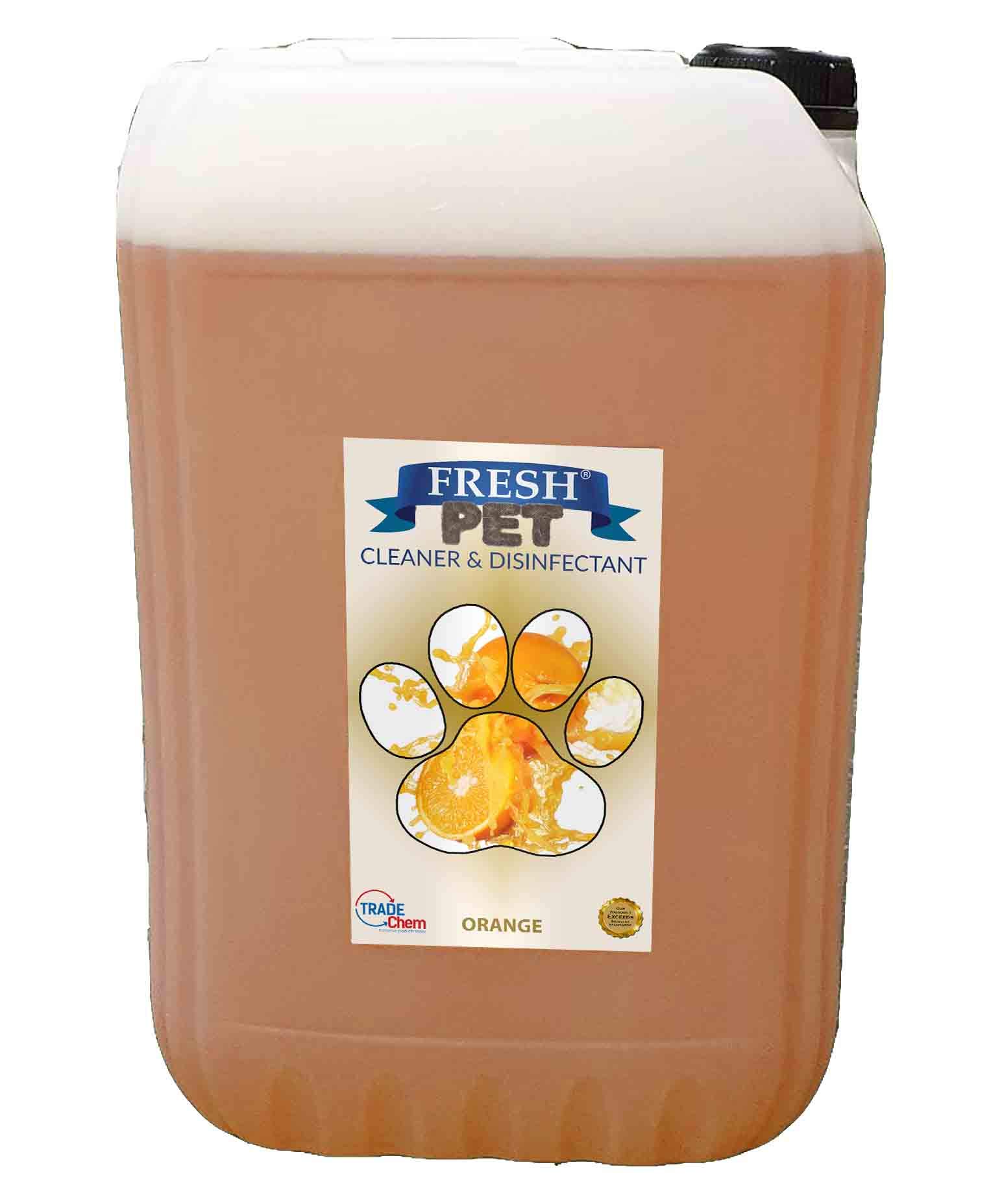 Fresh Pet Kennel Dog/Cat Disinfectant, Cleaner, Deodoriser 25L Kit (Orange) — image 1