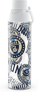 Tervis Venture Lite MLS Philadelphia Union - All Over Made in USA Double Walled Insulated Tumbler Travel Cup Keeps Drinks Cold & Hot, 24oz Water Bottle, Classic