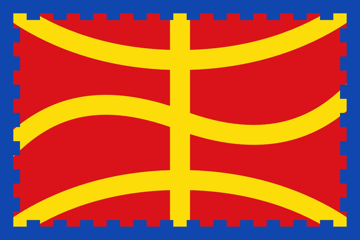 Drapeau XL Bujaraloz pour décorer votre maison ou événement ibérique