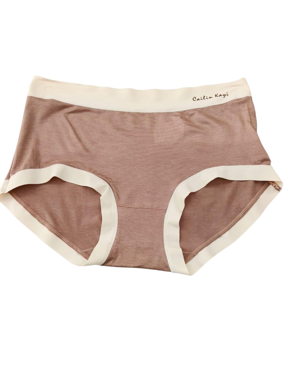 Cailin Kayi Women's Bikini Brief Panties, Neutral Tone, Soft Seamless with Elastic Waistband-picture-52