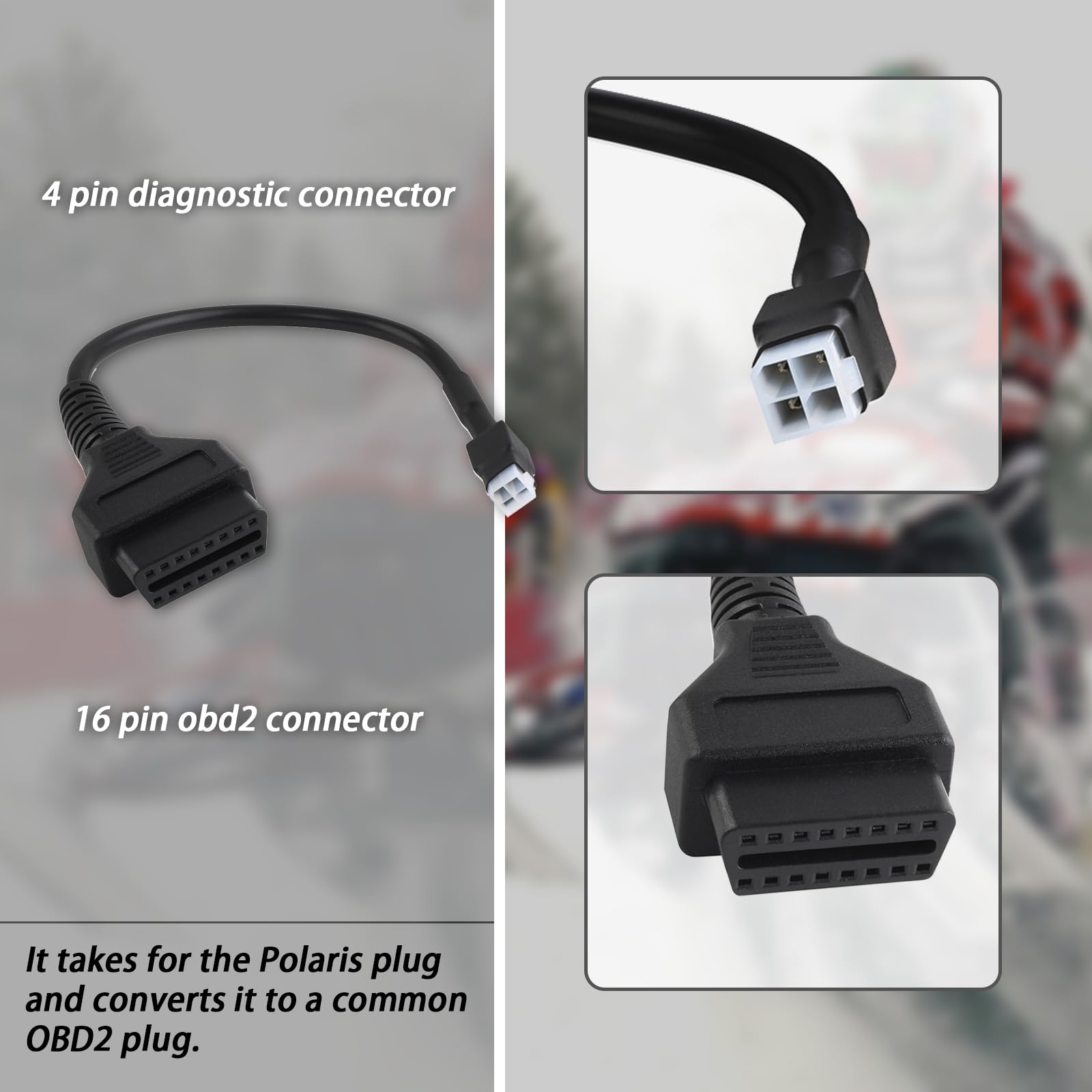 Amazon.com: XYgdhqpt 1Pc 2850077 OBD2 Adapter Cable,4-pin Digital