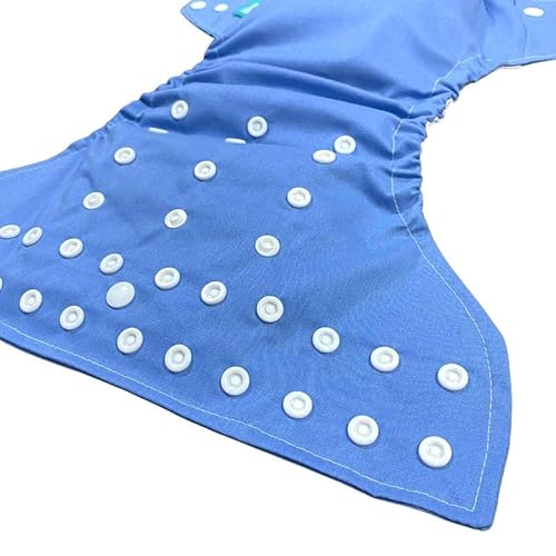 Fralda Ecológica Com Absorvente Azul Fosco